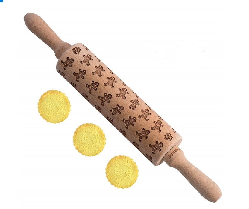 Rolling Pin Christmas Embossing