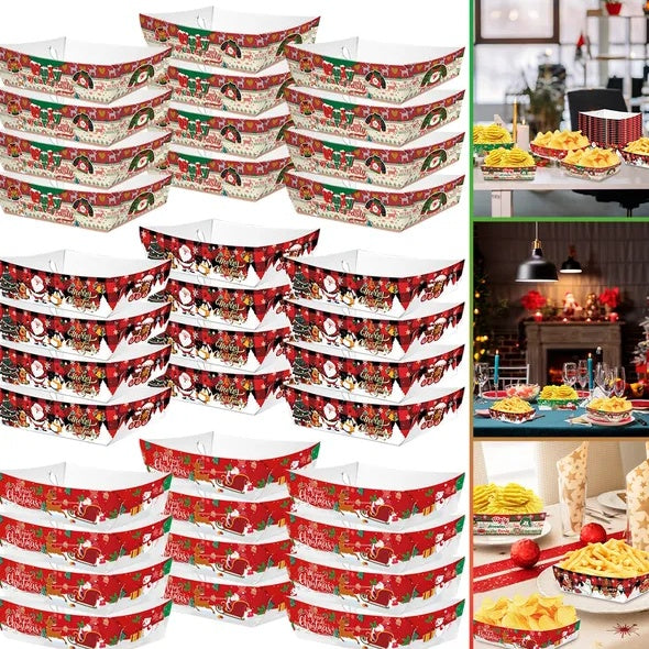 36Pcs Christmas Food Tray